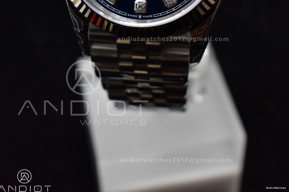 SmartChoice 400 DateJust VS 36 Best Steel Jubilee 126234 904L 1:1 SS Dial Bracelet Blue Edition Diamond VSF On 0902